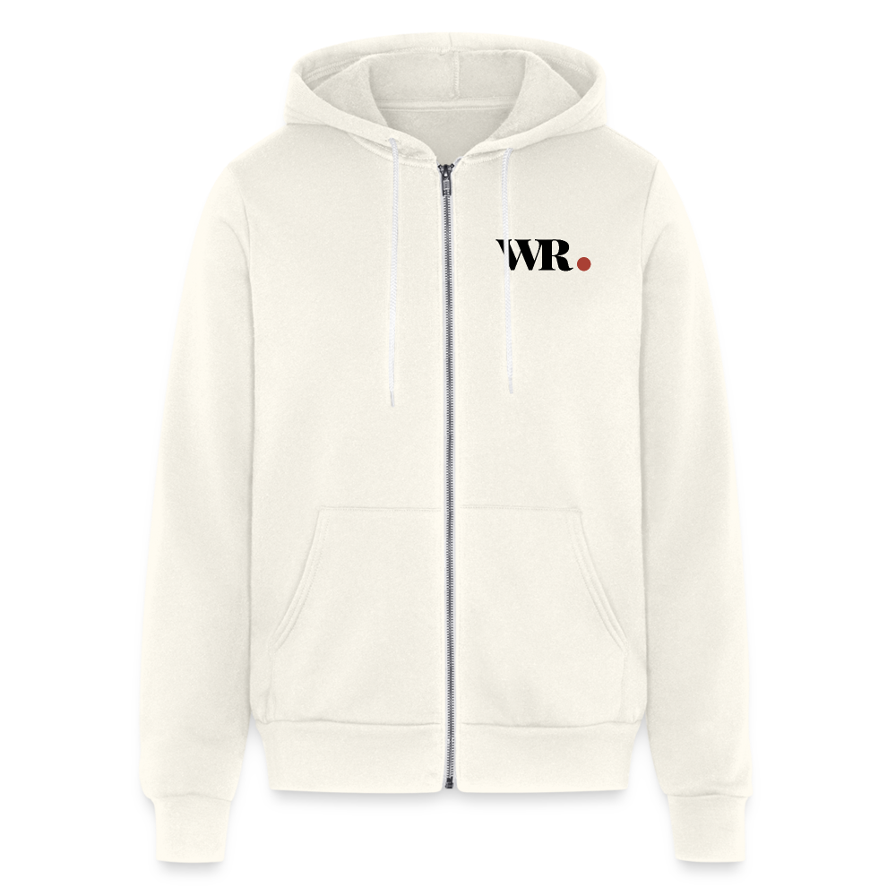 Premium Member Unisex Full Zip Hoodie - vintage white