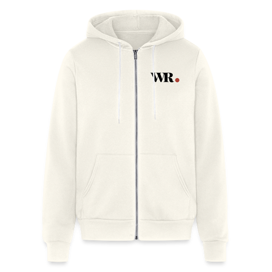 Premium Member Unisex Full Zip Hoodie - vintage white