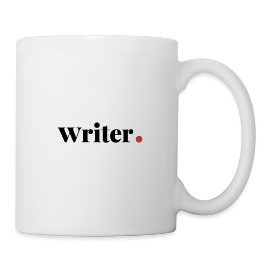 "Writer" Coffee/Tea Mug - white