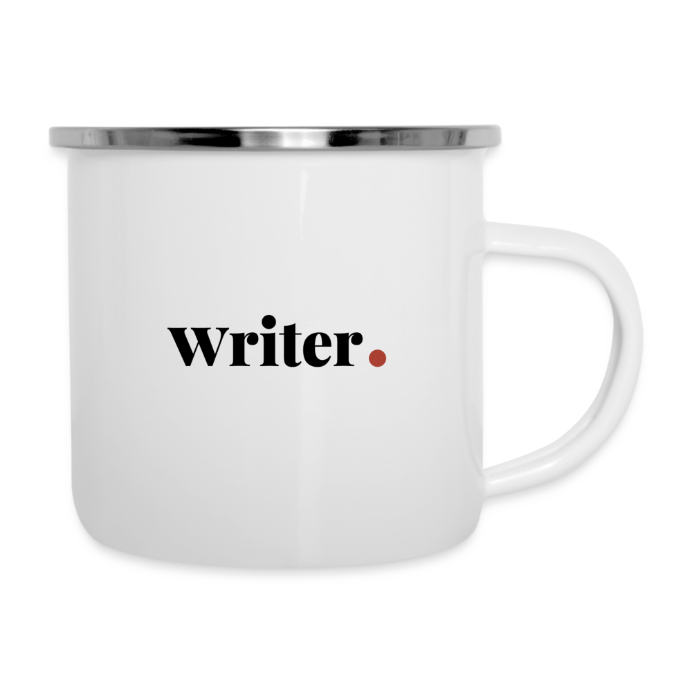 "Writer" Camper Mug - white