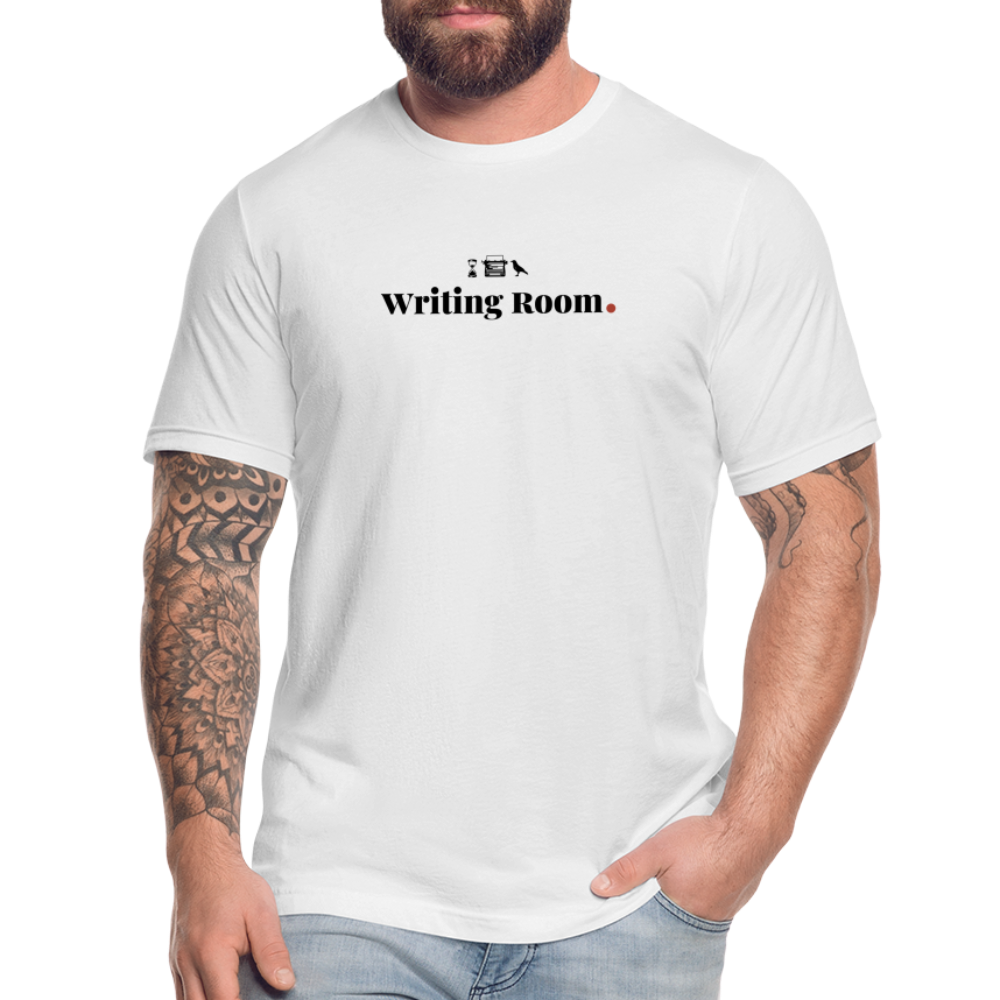 "Writing Room" White Unisex Jersey T-Shirt by Bella + Canvas - white