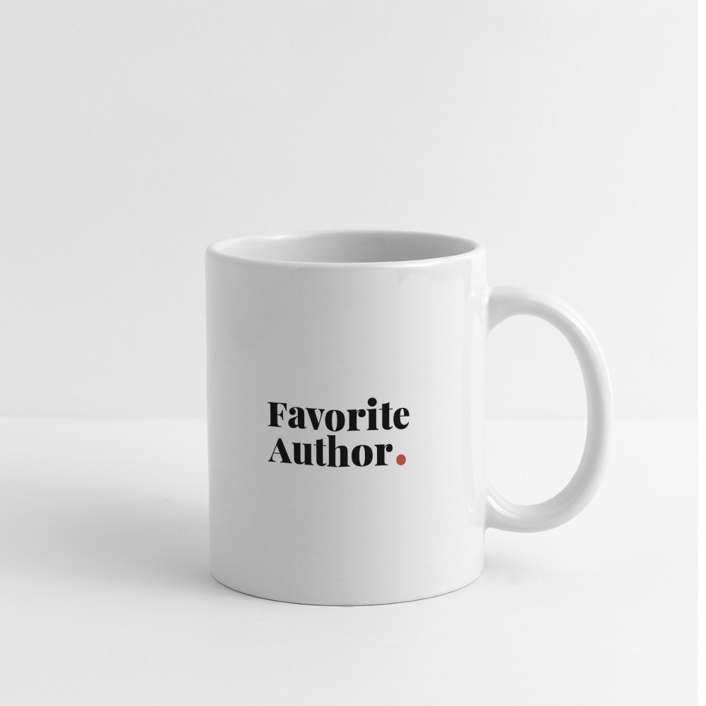 "Favorite Author" Coffee/Tea Mug - white