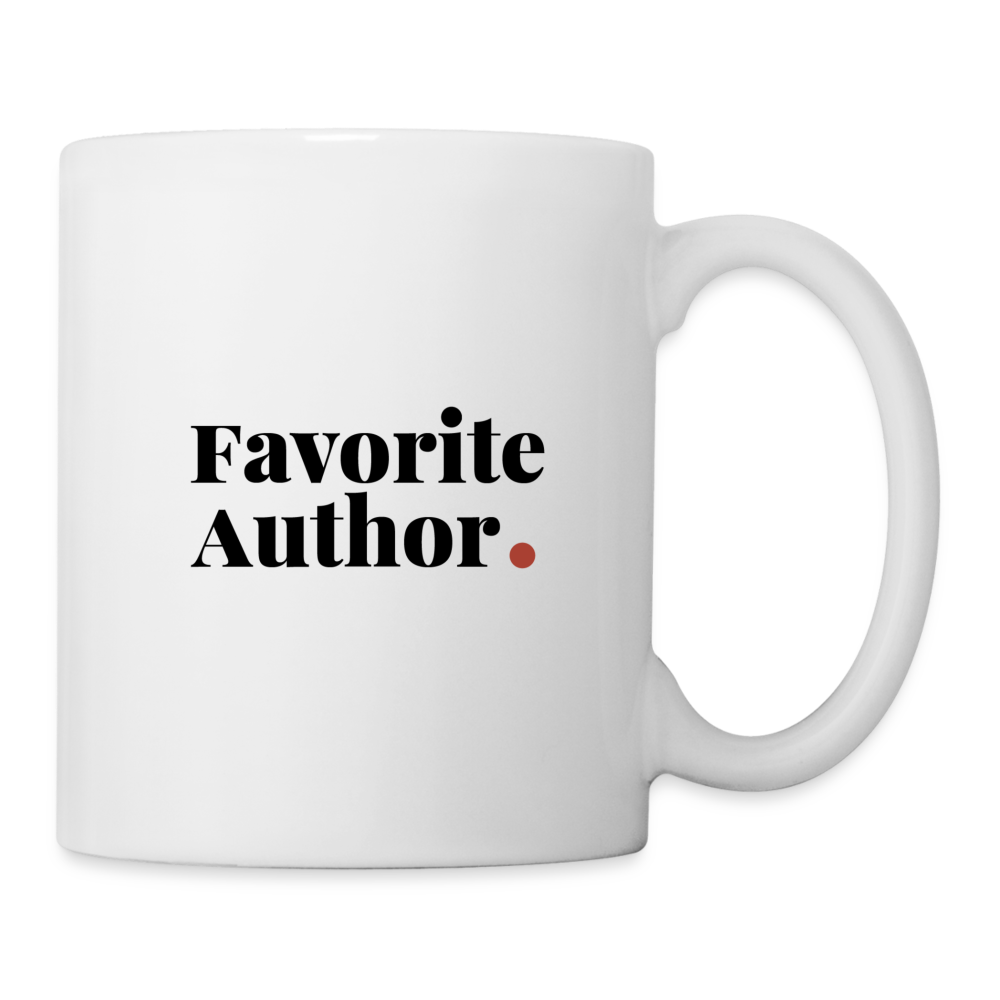 "Favorite Author" Coffee/Tea Mug - white