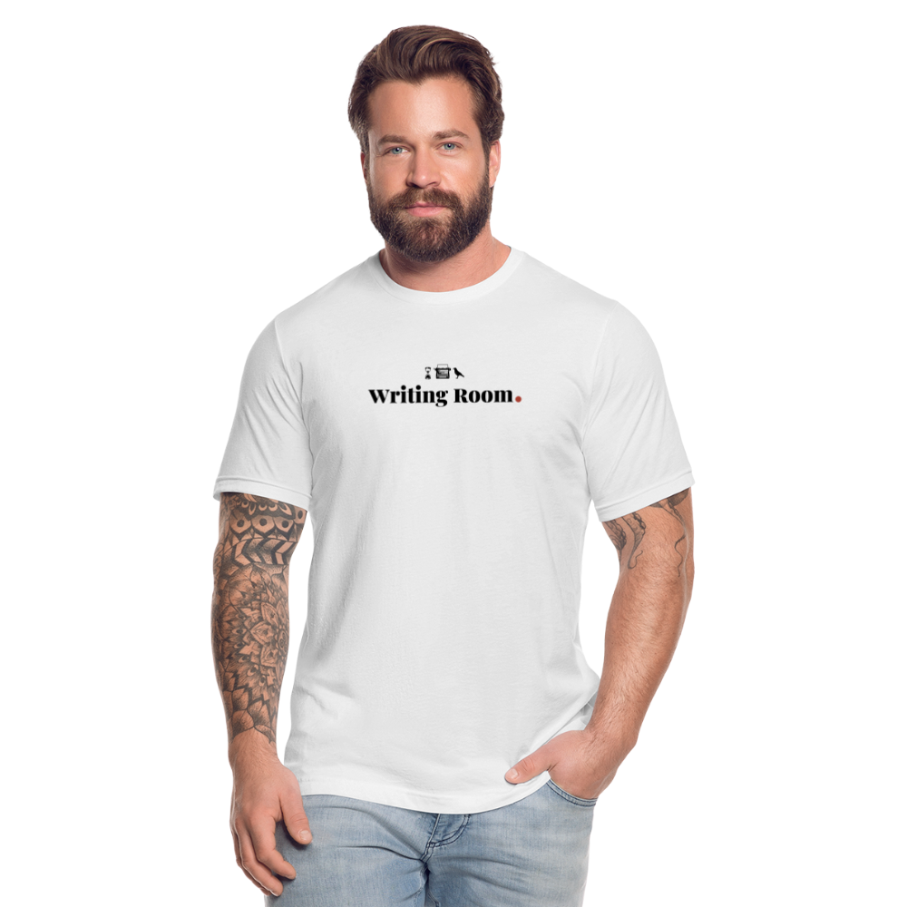 "Writing Room" White Unisex Jersey T-Shirt by Bella + Canvas - white