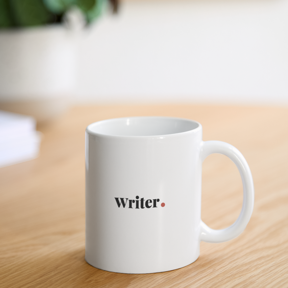 "Writer" Coffee/Tea Mug - white
